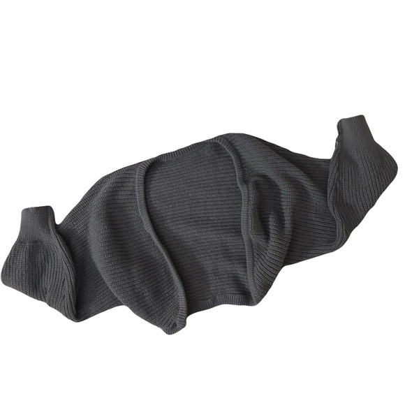 Sweaters - super cute grey knitted cropped cardigan / shrug / bolero